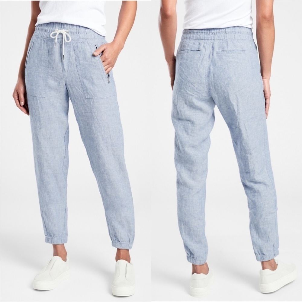 Athleta Cabo Linen Jogger 10